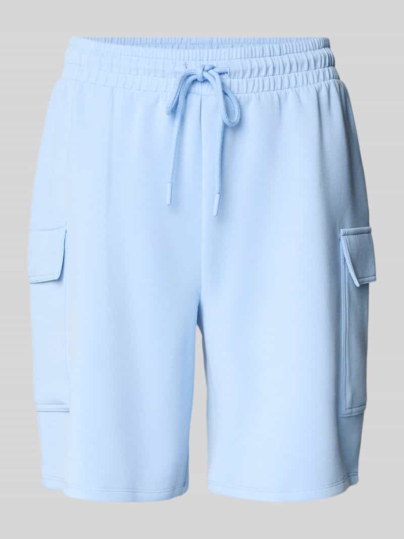Christian Berg Woman Relaxed fit sweatshorts met cargozakken