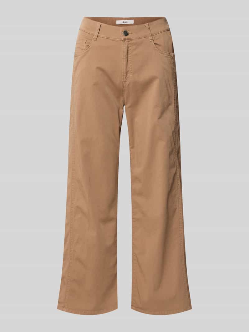 broek met rechte pijpen van katoenmix model 'MAINE S'