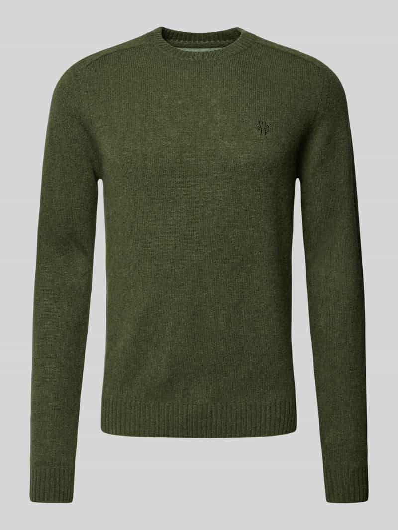 MCNEAL Wollen pullover met labelstitching