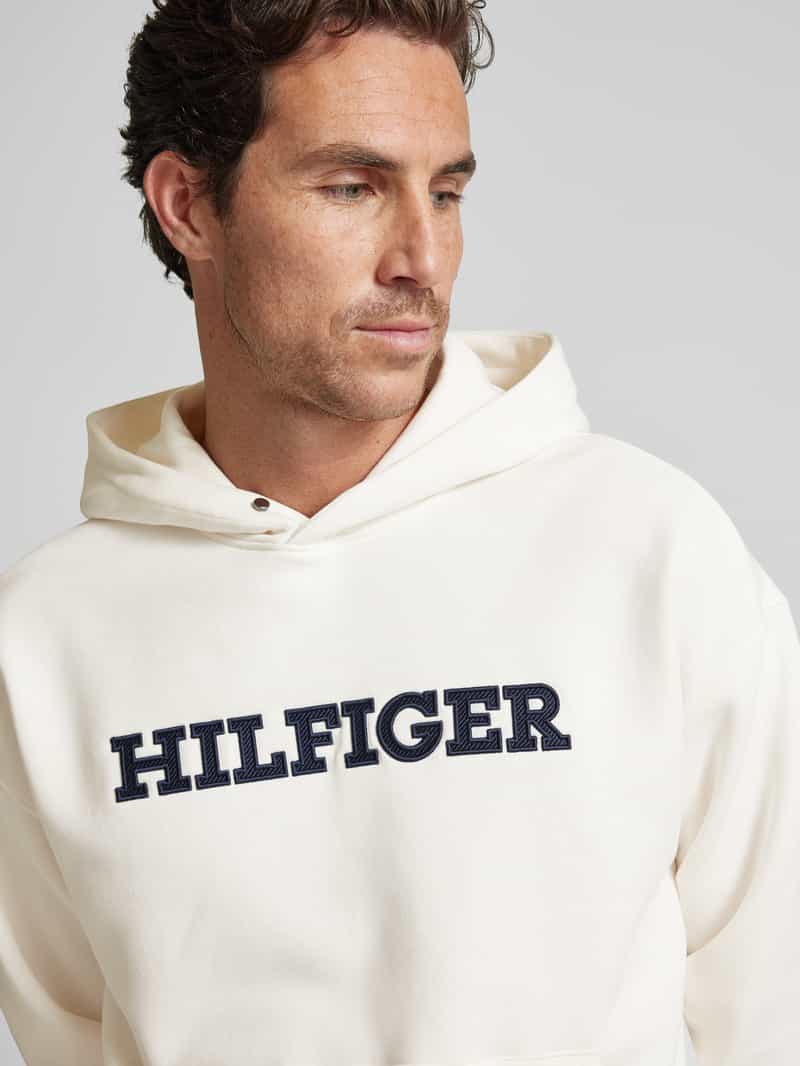 Tommy Hilfiger Hoodie met label- en logostitching