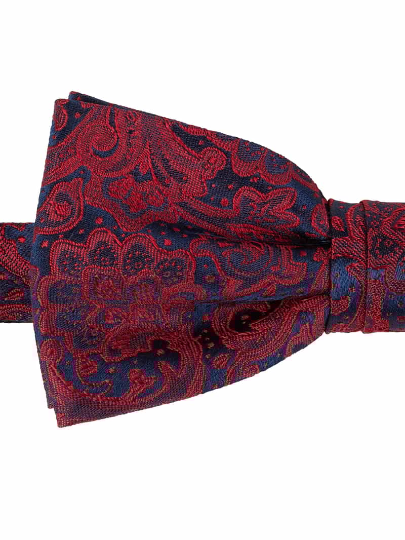 Monti Zijden strik met paisleymotief model 'Flavio'