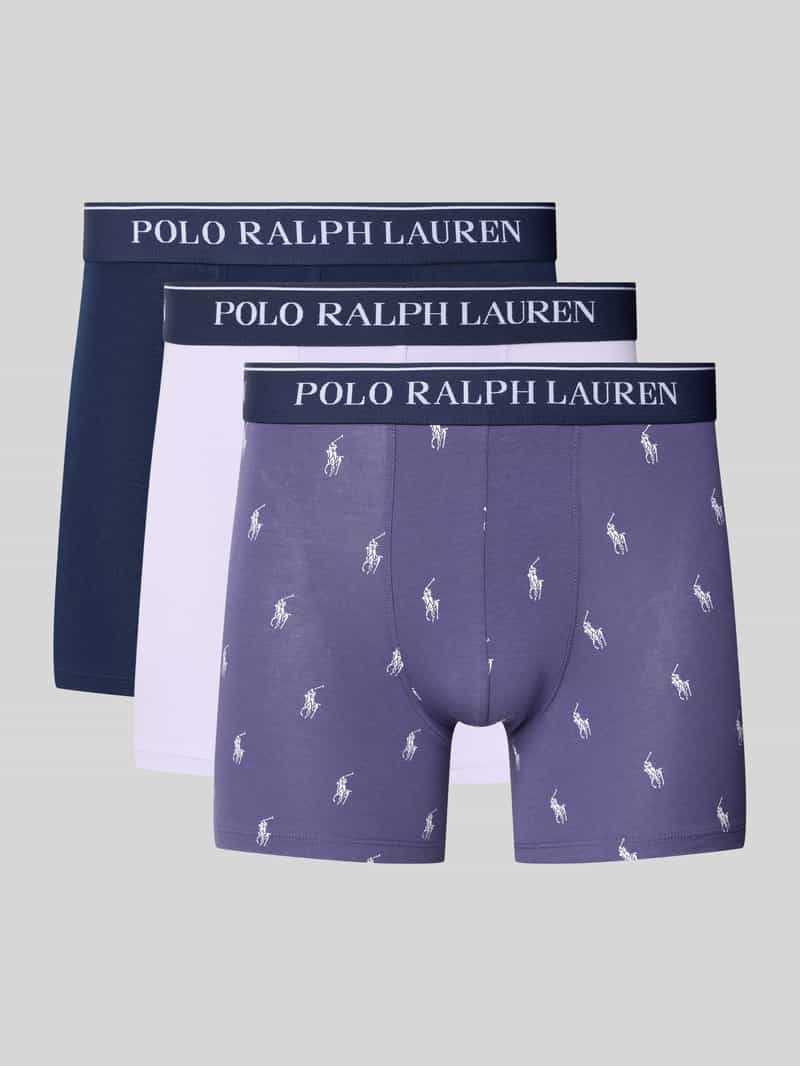 Polo Ralph Lauren Underwear Boxershort met elastische logoband in een set van 3 stuks