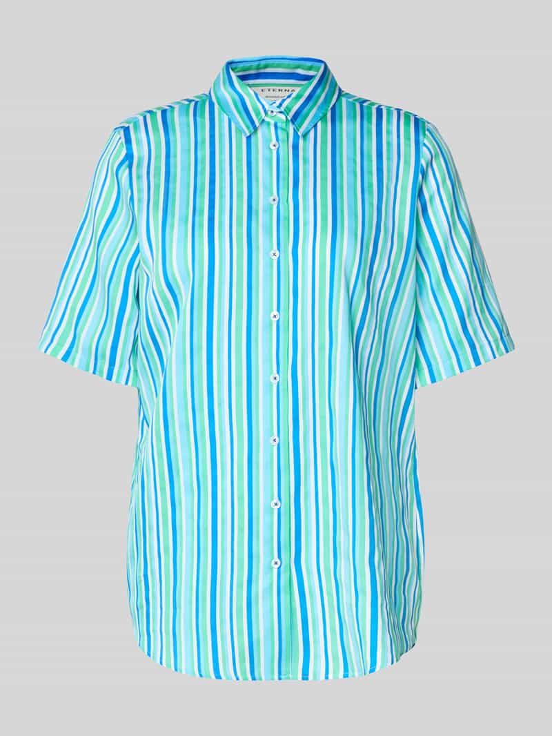 Eterna Regular fit blouse met 1 2-mouwen