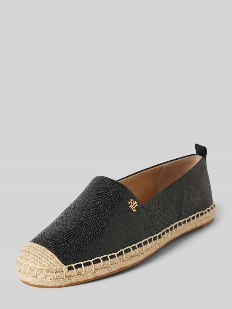 Lauren Ralph Lauren Espadrilles van leer, model 'CAMERYN'