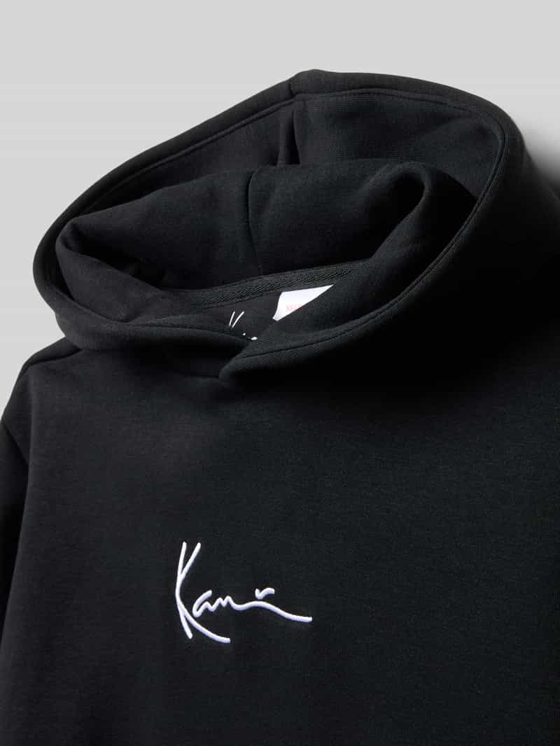 Karl Kani Regular fit hoodie van katoenmix met logostitching