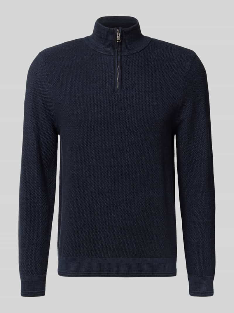 Superdry Gebreide pullover met opstaande kraag