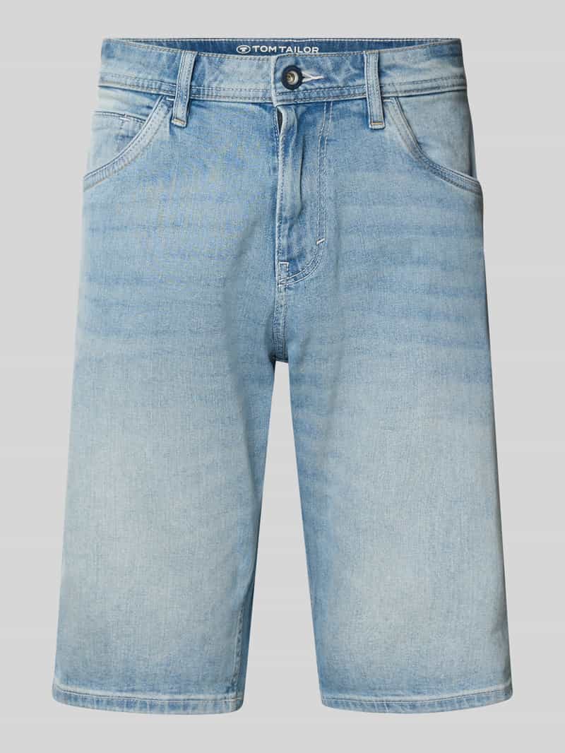 Tom Tailor Slim fit korte jeans van katoenmix model 'JOSH'