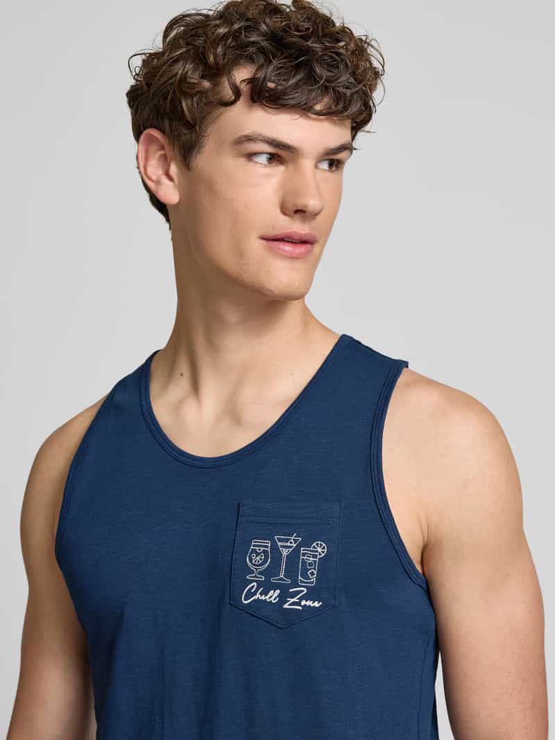 Blend Tanktop met borstzak model 'UERIK'