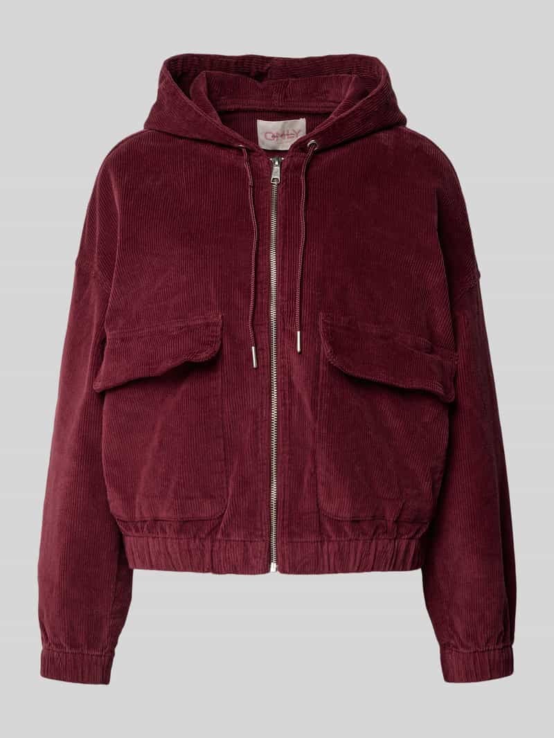 Only Loose fit bomberjack van katoenmix model 'KENZIE'