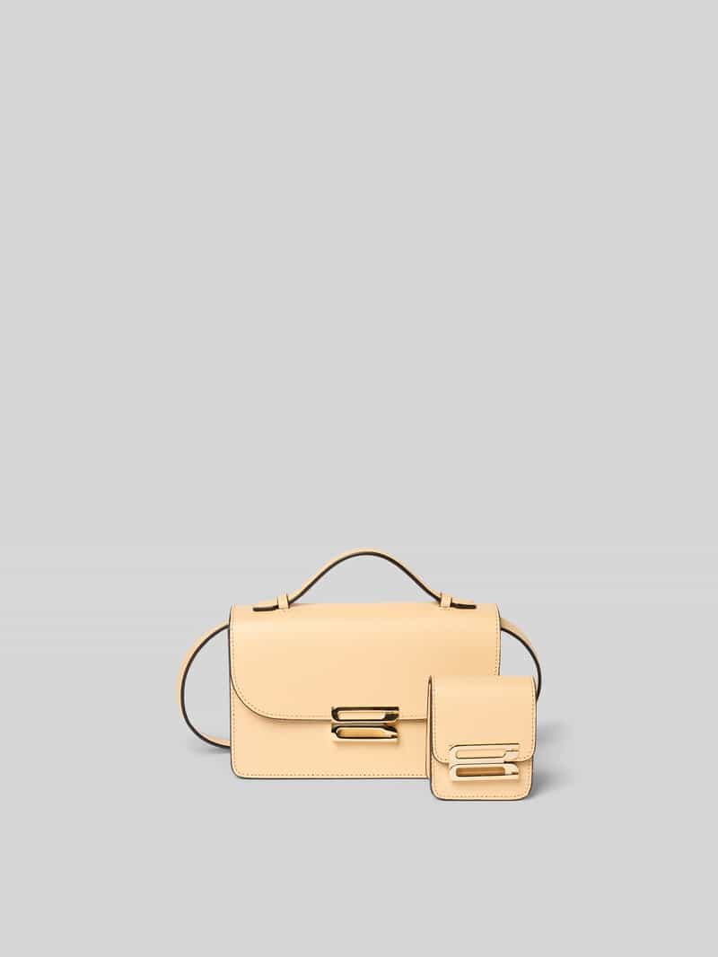 Handtas met labeldetail
