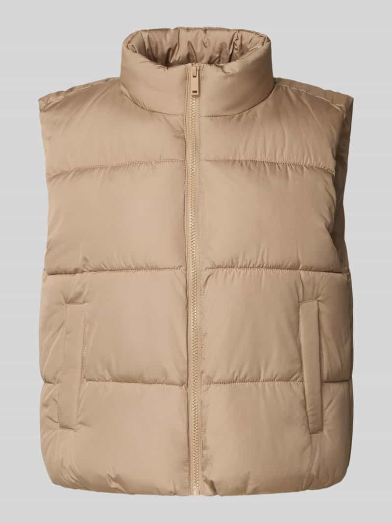 Pieces Regular fit bodywarmer met opstaande kraag model 'BEE NEW'