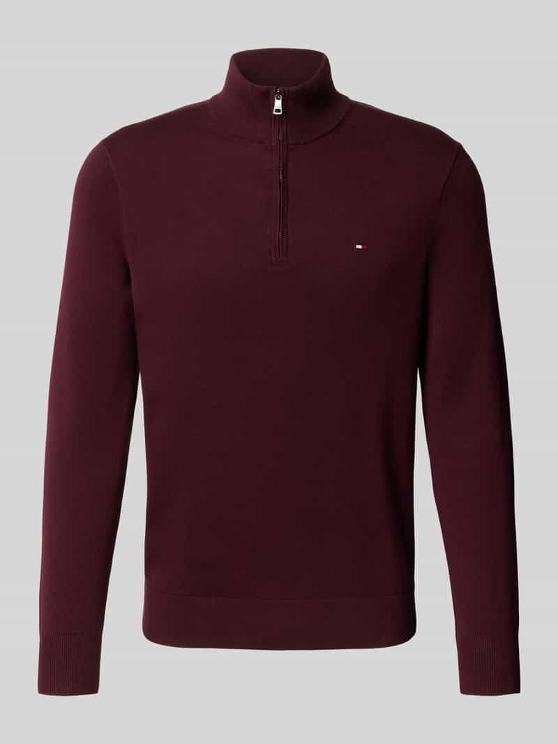 Tommy Hilfiger Schipperstrui ESSENTIAL COTTON ZIP MOCK