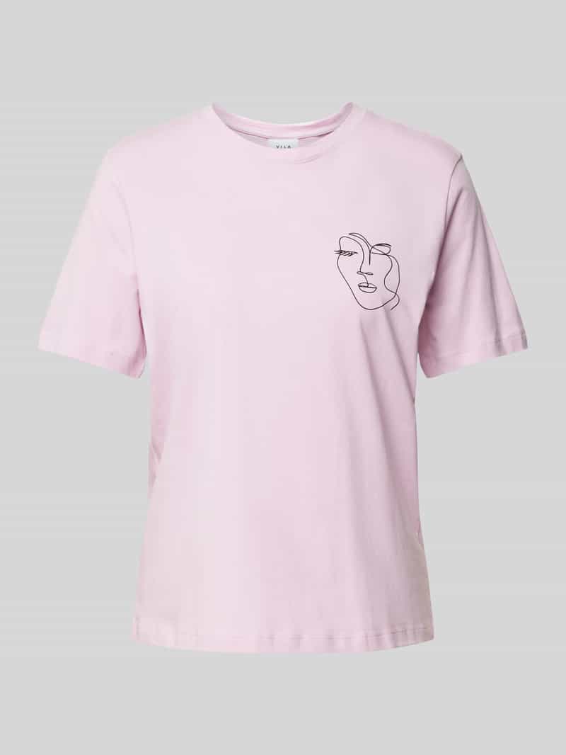 Vila T-shirt met motiefprint model 'SYBILLA'
