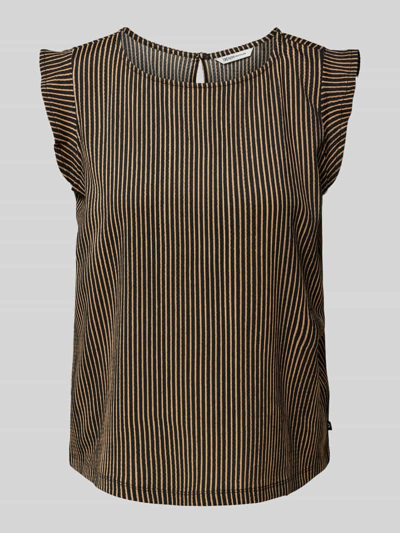 Tom Tailor Top with volant sleeves