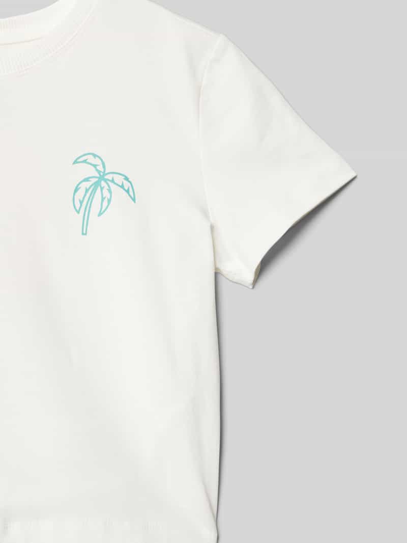 Blue Effect Kort T-shirt met motiefprint