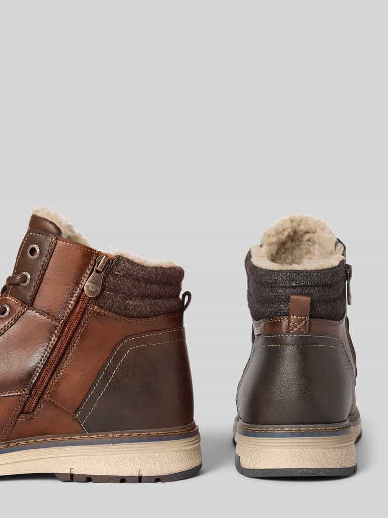 Tom Tailor Veterlaarzen in leerlook model 'OLWIN'