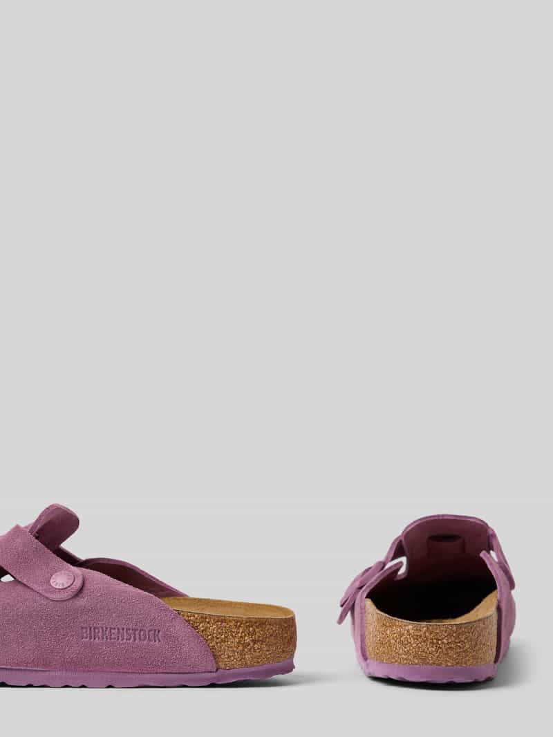 Birkenstock Huisschoenen met logodetail model 'Boston'