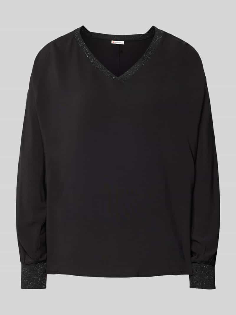Blouse met klepzakken