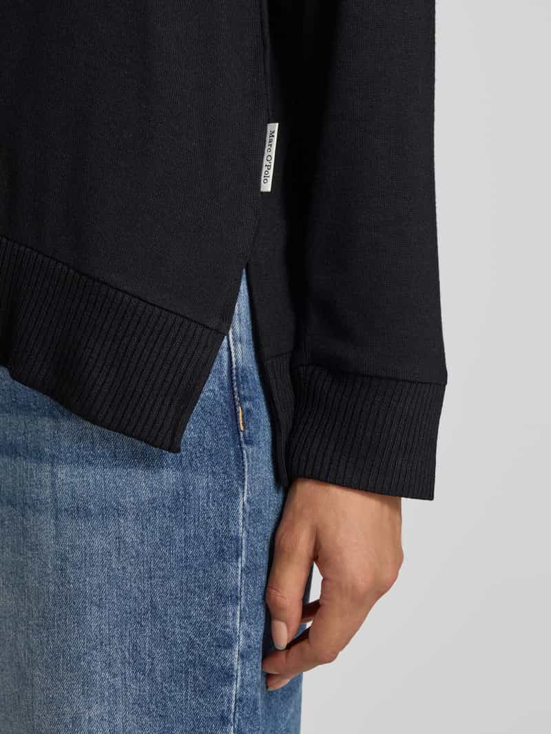 Marc O'Polo Regular fit shirt met lange mouwen en ribboorden