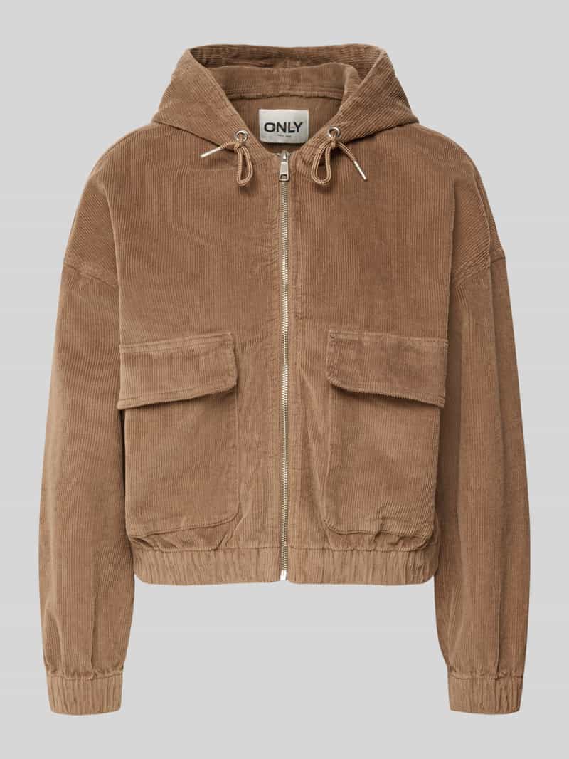 Oversized bomberjack van katoenmix model 'KENZIE'