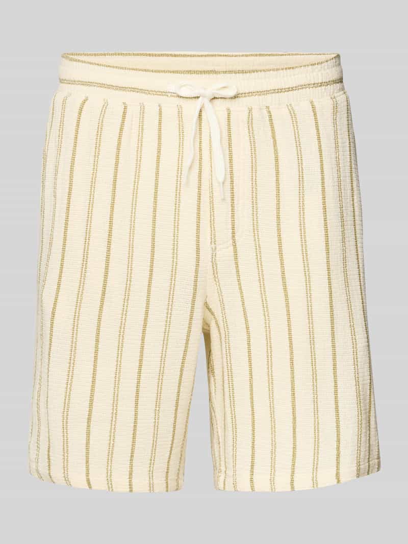 jack & jones Regular fit korte broek met structuurmotief model 'JAIDEN COBA'