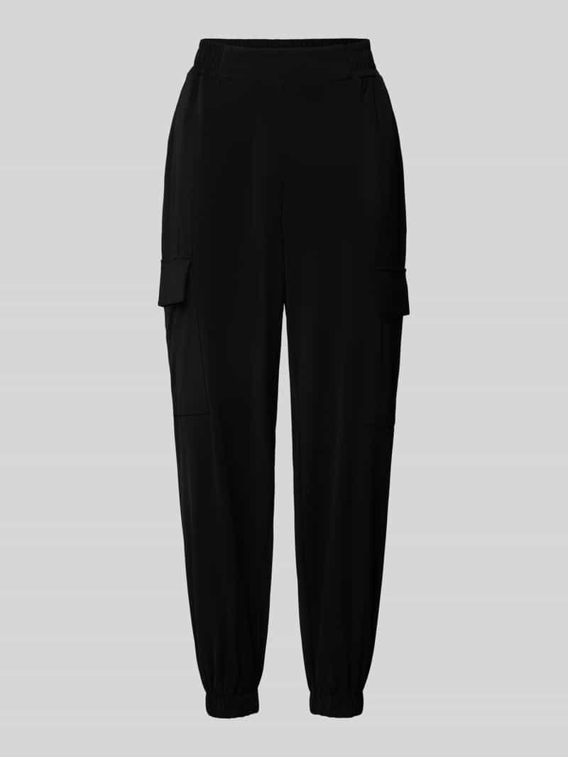 Betty Barclay Tapered fit cargobroek met elastische band