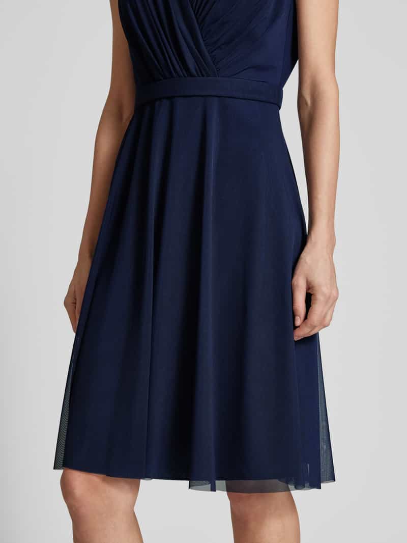 TROYDEN COLLECTION Cocktailjurk met V-hals