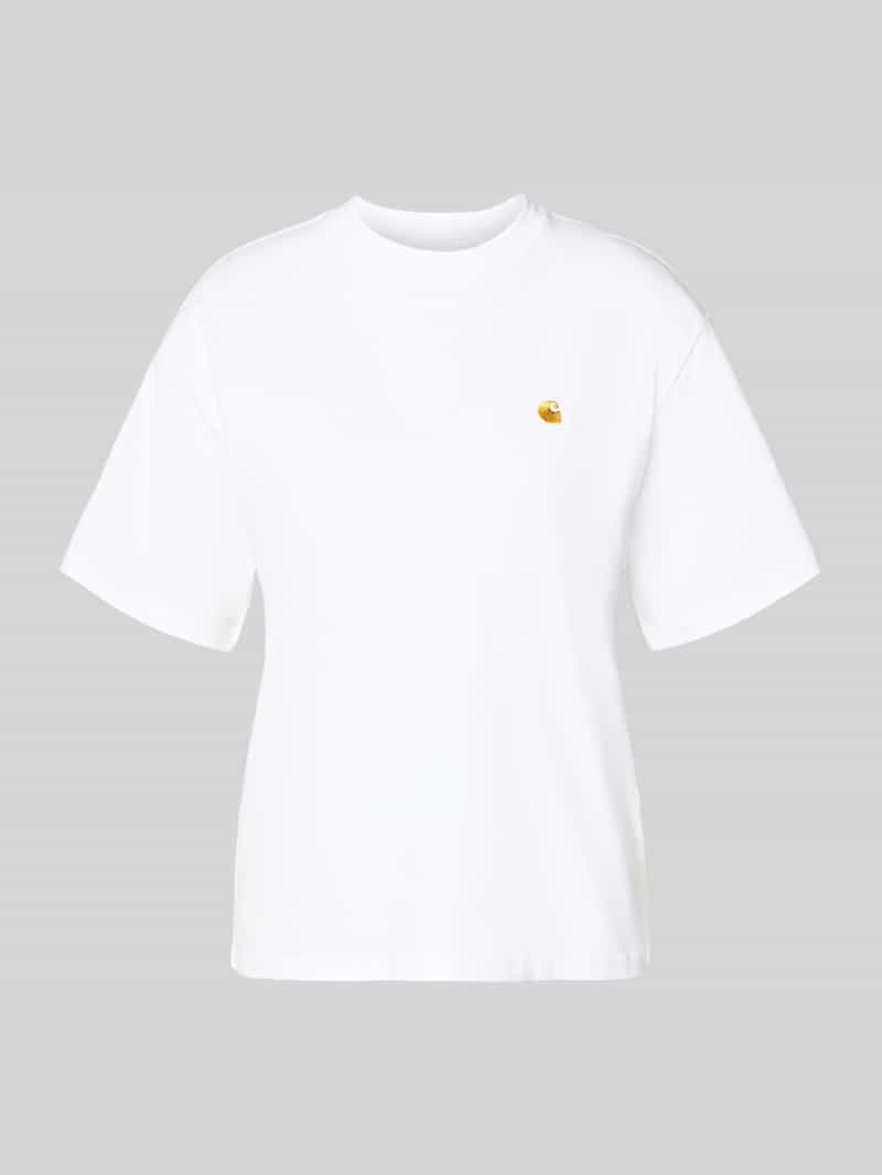 T-shirt met labelstitching