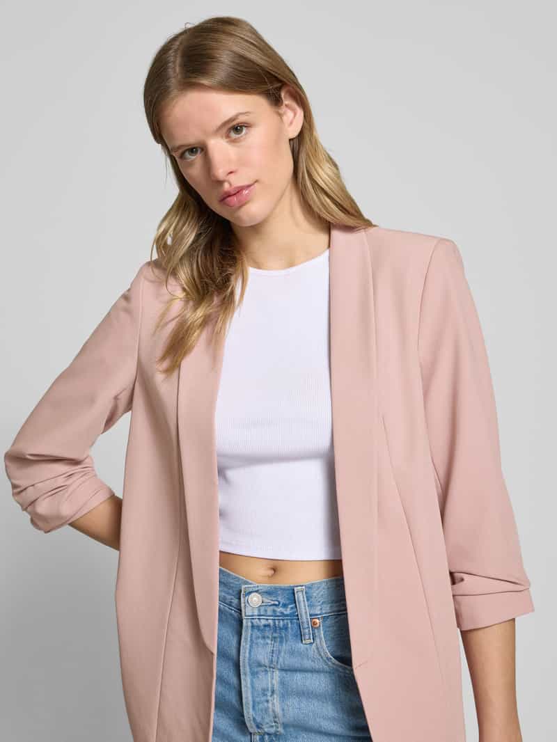 Pieces Regular fit lange blazer met viscose model 'BOSELLA'