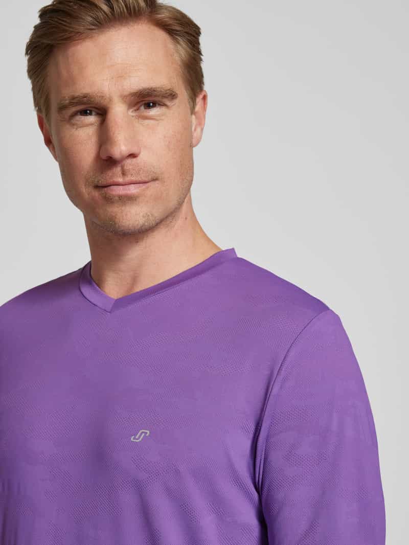 Joy T-shirt met labelprint model 'ARNO'