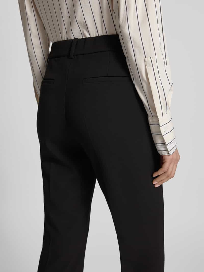 OPUS PANTS Flared stoffen broek met steekzakken model 'Luane'