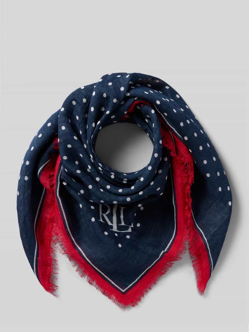 Sjaal van mix van katoen en linnen model 'DOT'