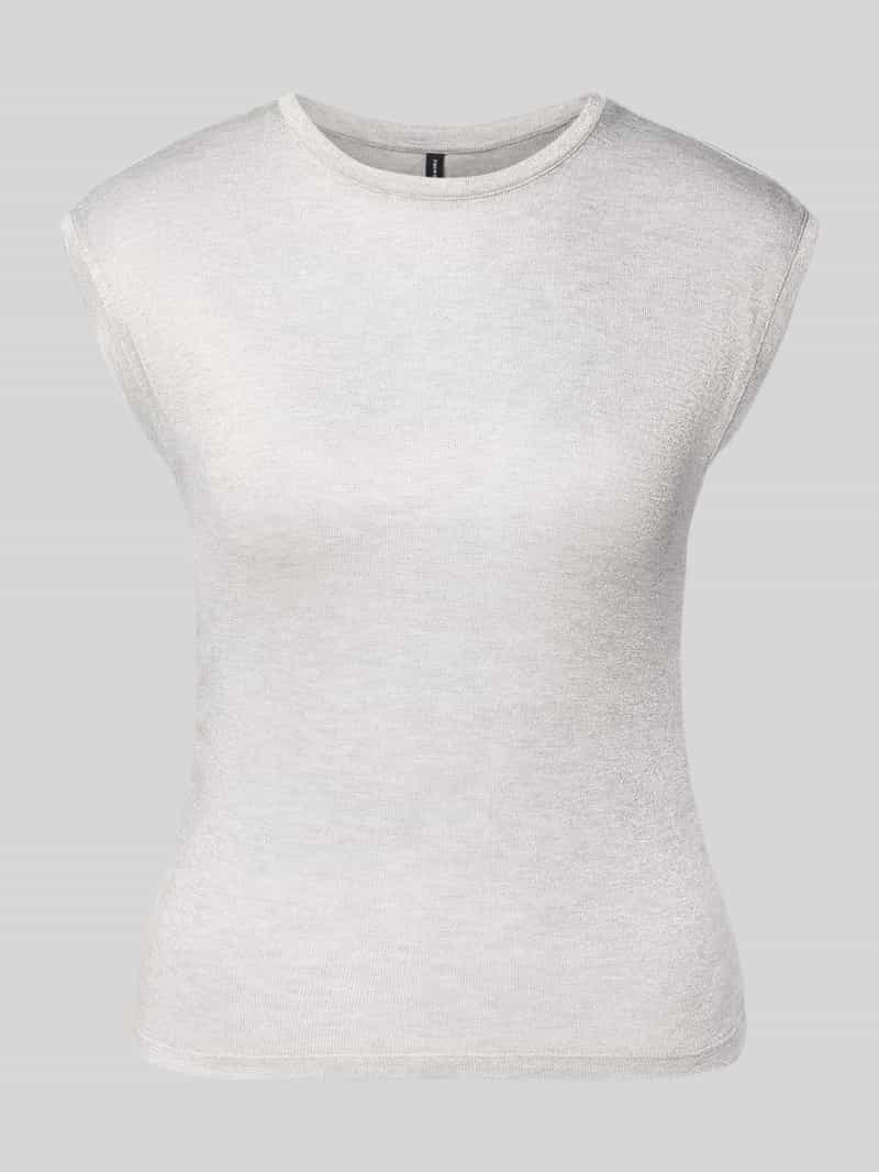 Vero Moda Slim fit T-shirt van viscosemix model 'SARAH'