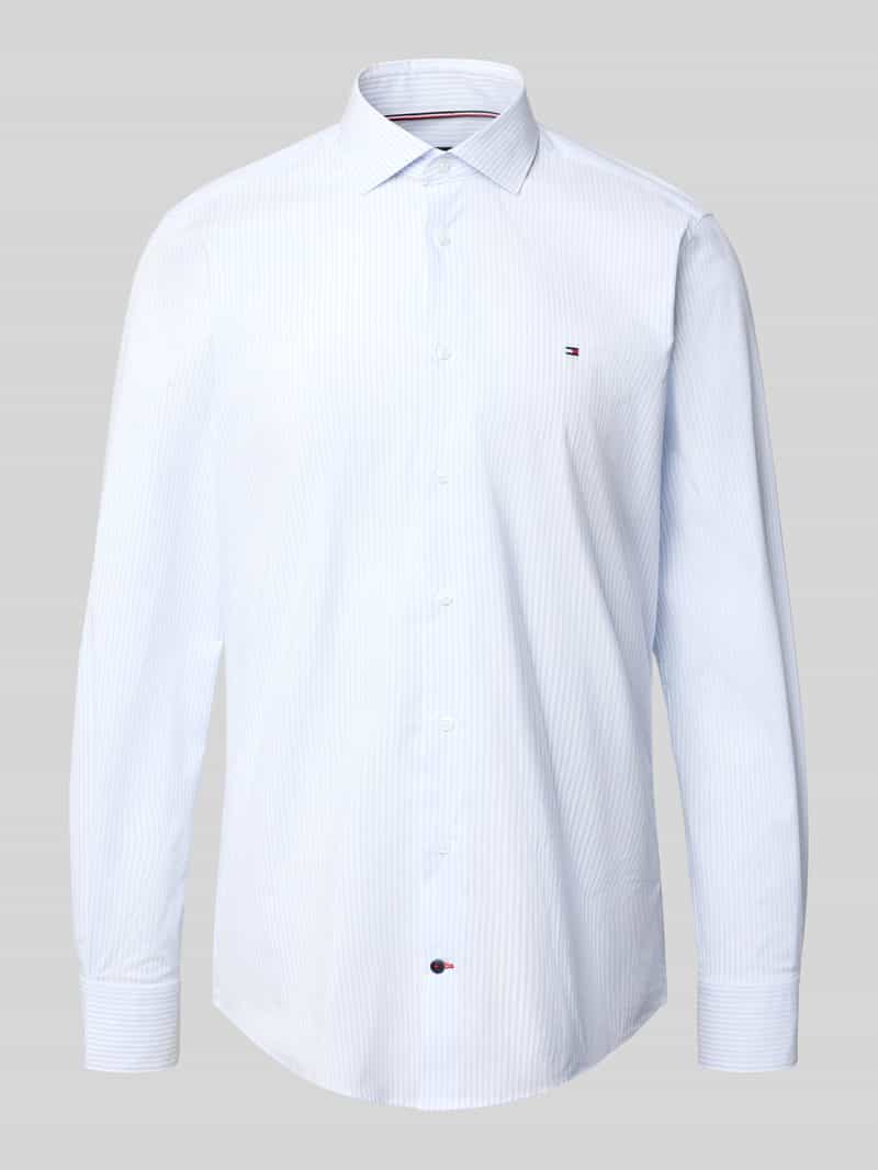 Tommy Hilfiger Tailored Slim fit zakelijk overhemd van katoenmix