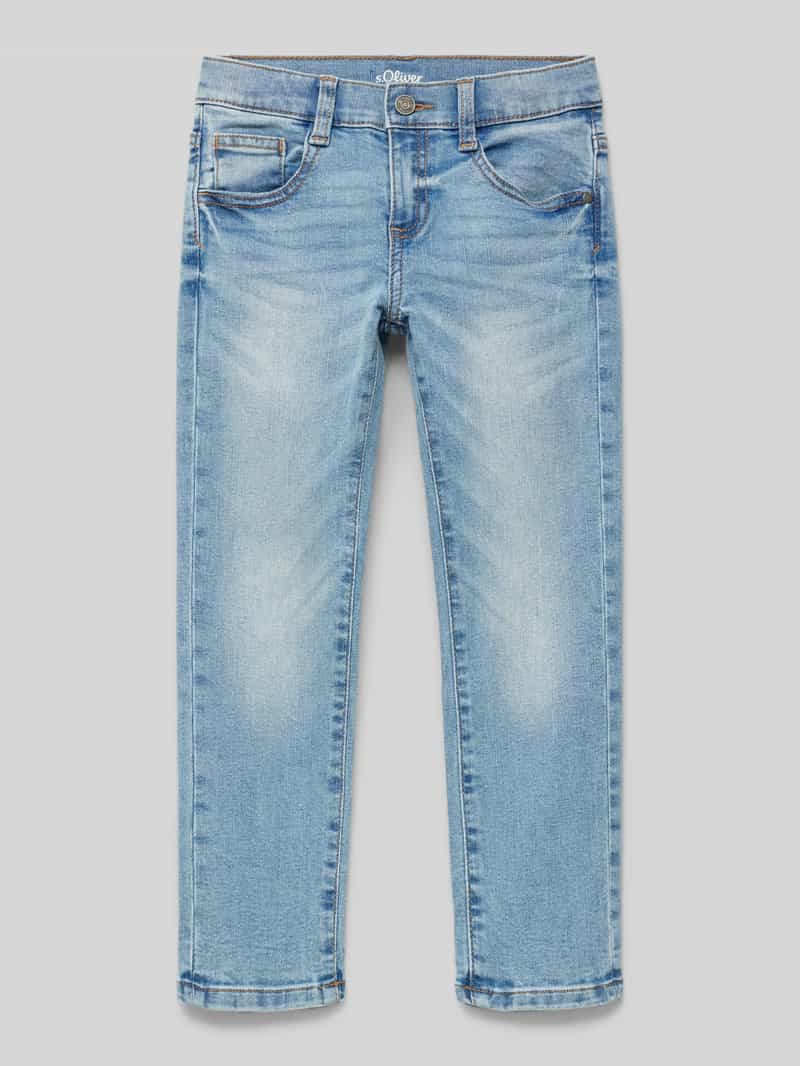s.Oliver RED LABEL Slim fit jeans van katoenmix model 'BRAD'