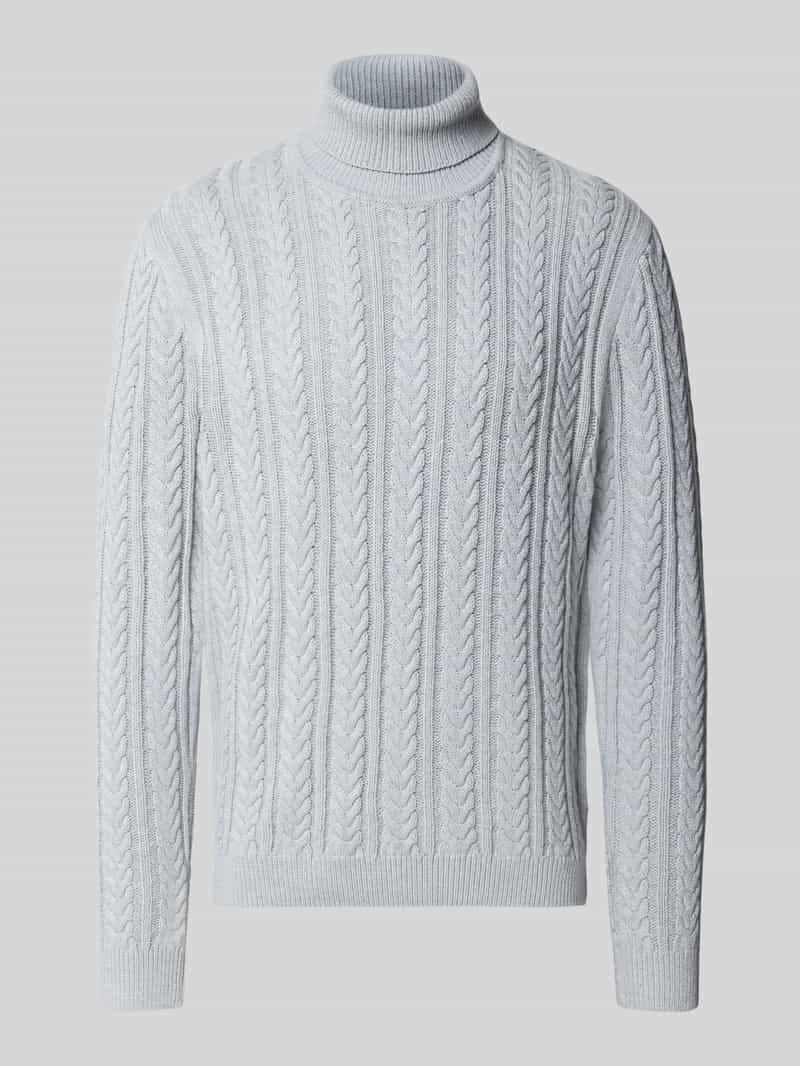 Jack & Jones Premium Gebreide pullover met kabelpatroon