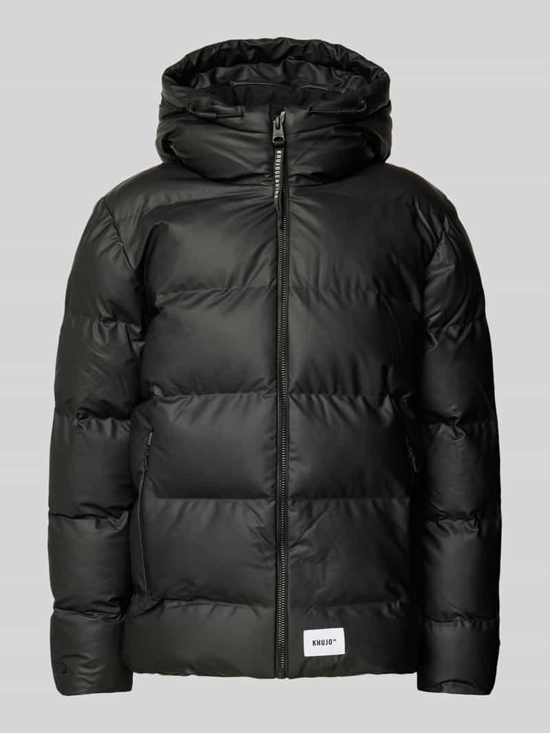 khujo Gewatteerd jack met labelpatch model 'Dover