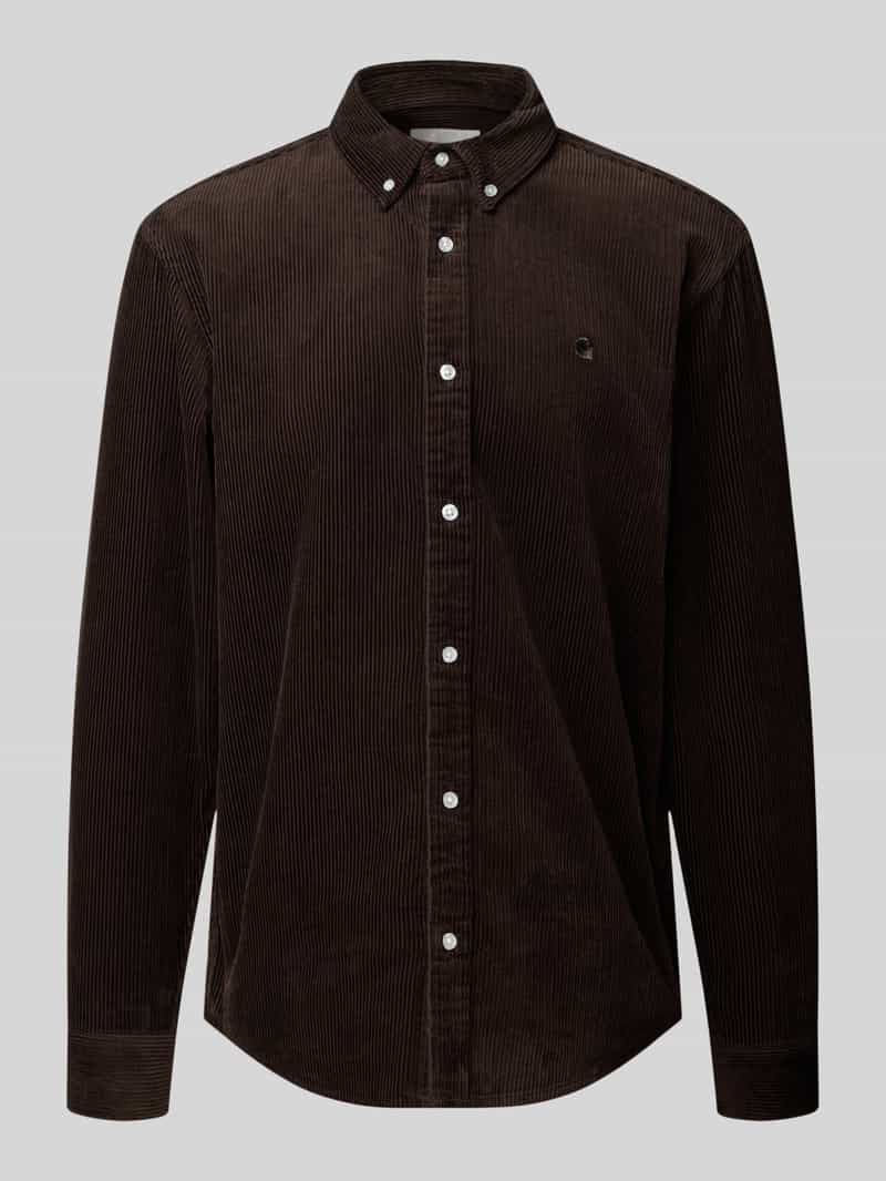 Carhartt Work In Progress Regular Fit vrijetijdsoverhemd met gestikt logo model 'MADISON'
