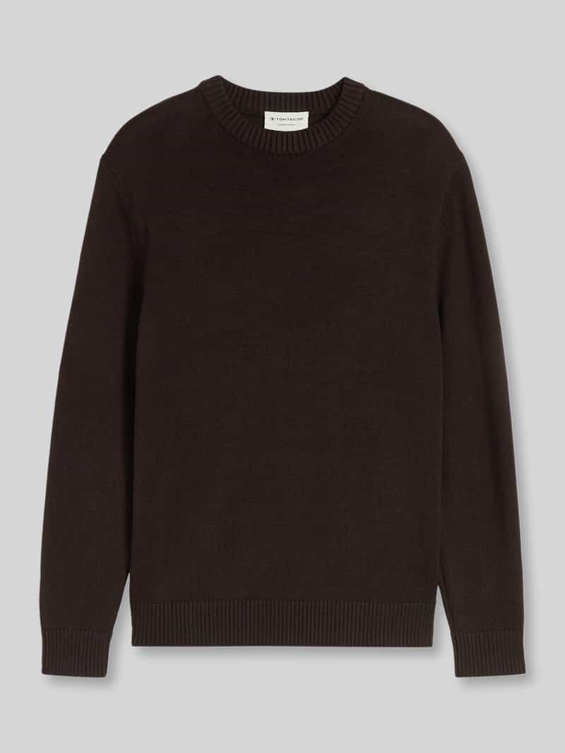 Tom Tailor Regular fit pullover van puur katoen