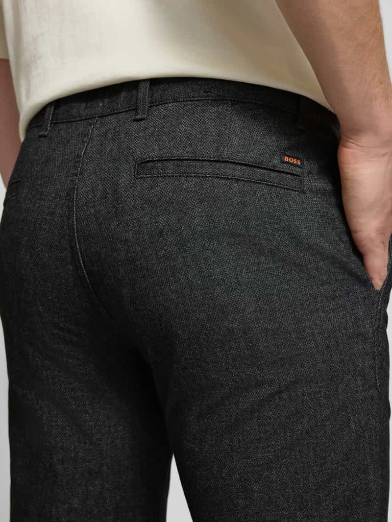 Boss Orange Slim fit chino van katoenmix