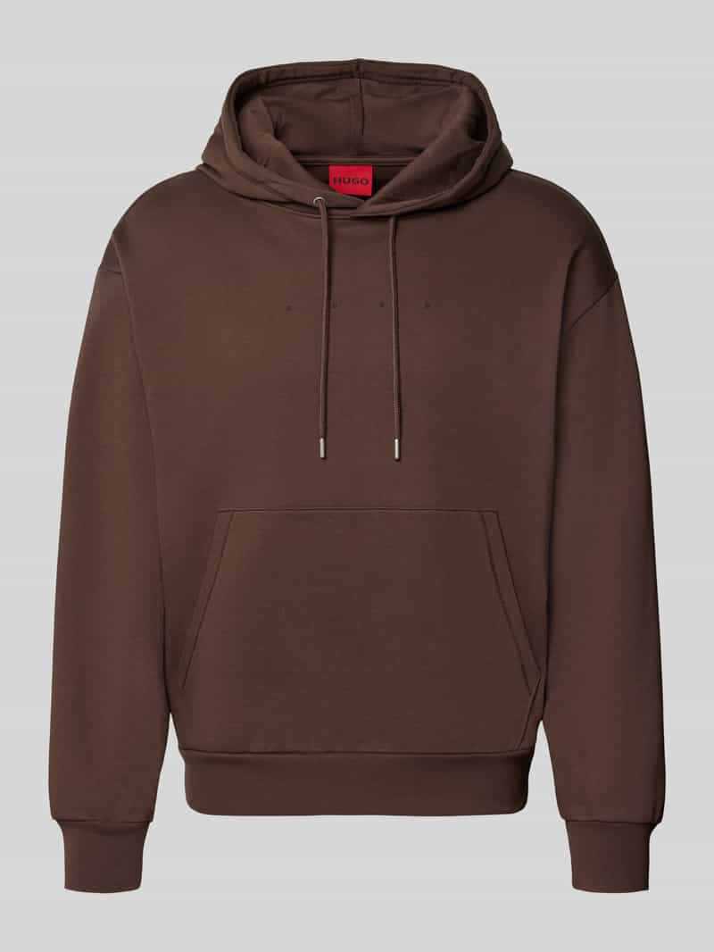 HUGO oversized sweatshirt van puur katoen model 'Devrohood'