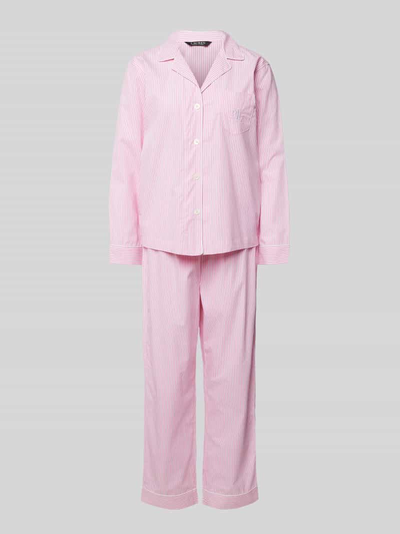 Lauren Ralph Lauren Pyjama met borstzak