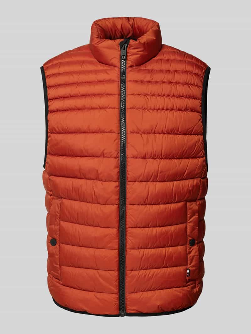Tom Tailor Regular fit bodywarmer met waterafstotende functie
