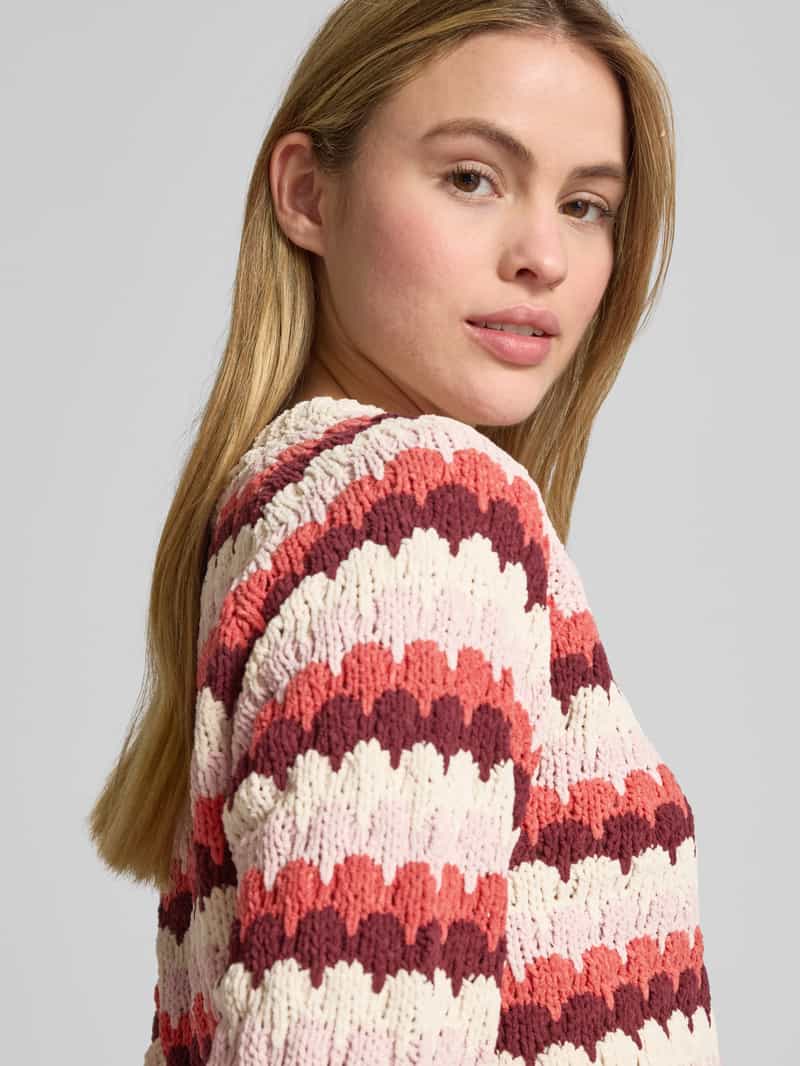 FREE QUENT Gebreide pullover met ronde hals model 'NEZZY'