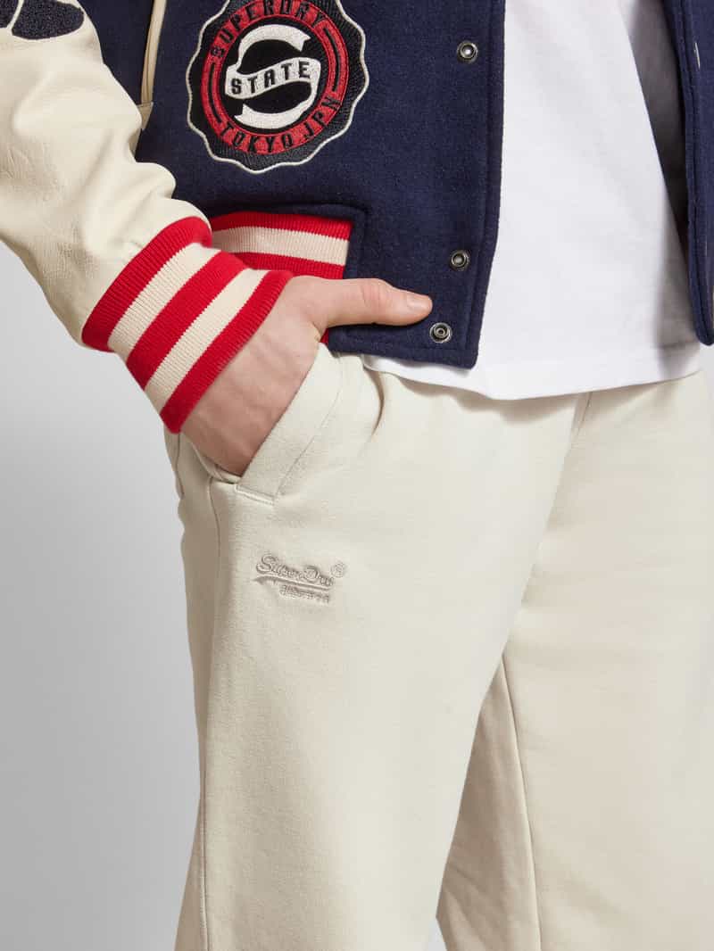 Superdry Sweatpants met labelstitching