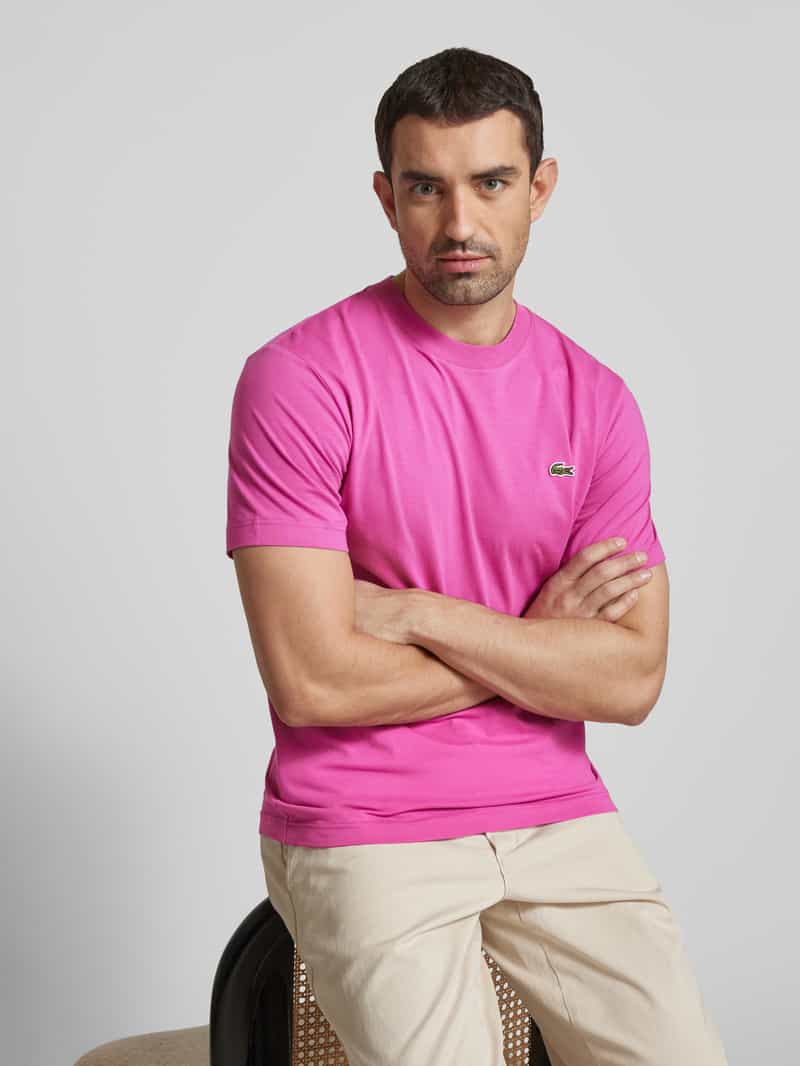 Lacoste T-shirt met labelpatch