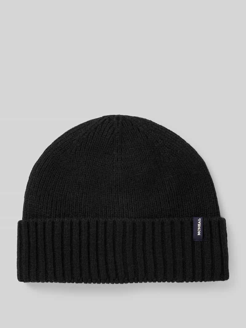 MCNEAL Beanie met labeldetail