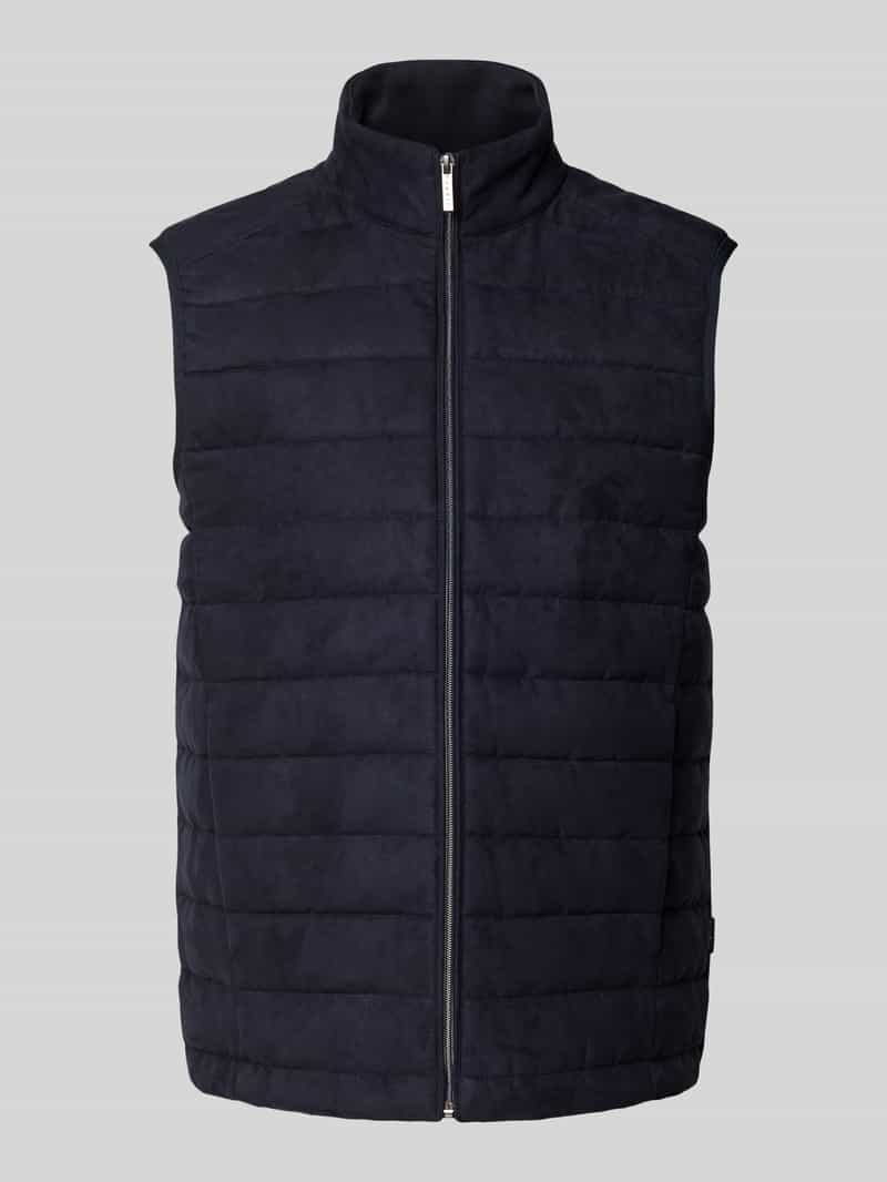 Bugatti Regular fit bodywarmer met opstaande kraag