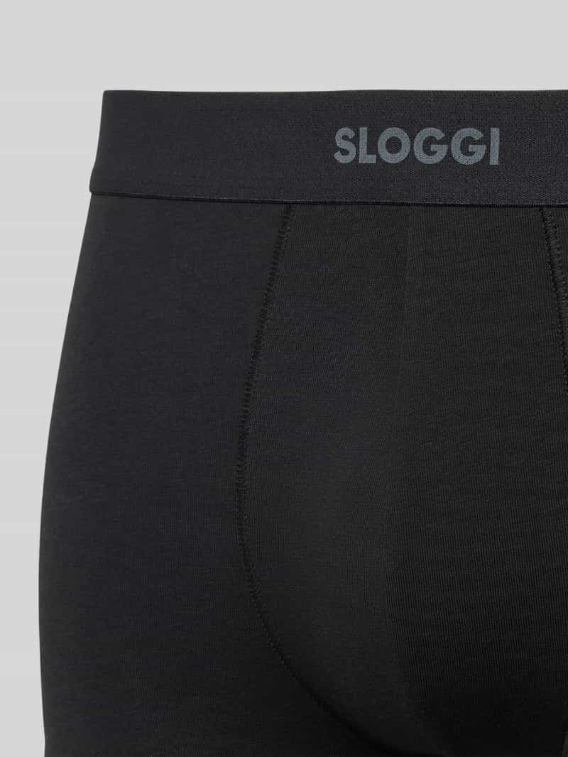 Sloggi Boxershort met elastische band met label