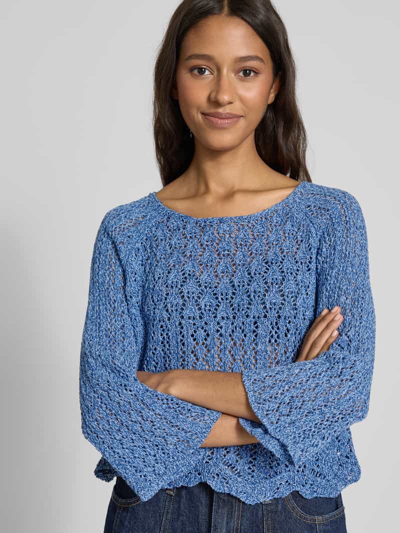 Only Regular fit gebreide pullover van katoenmix model 'NOLA'